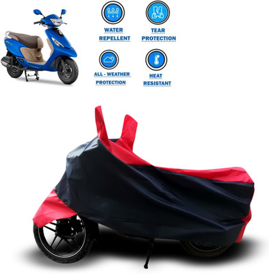 CODOKI Two Wheeler Cover for TVS(Zest, Red)