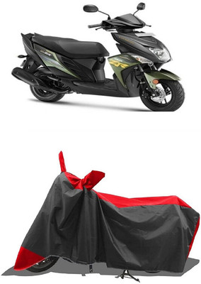 SUGASHRI Waterproof Two Wheeler Cover for Yamaha(Ray ZR, Red, Black)