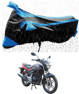 Mdstar Waterproof Two Wheeler Cover for Hero(Xtreme Sports, Blue, Black)