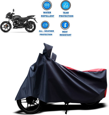 CODOKI Two Wheeler Cover for Bajaj(Pulsar 125, Red)