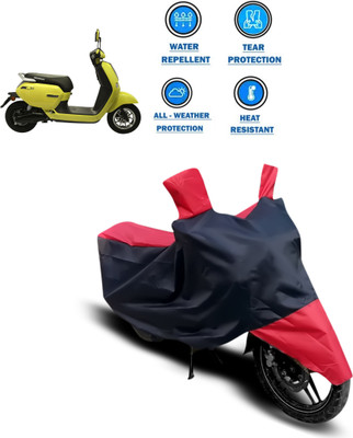 CODOKI Two Wheeler Cover for Okinawa(Lite, Red)