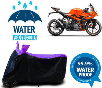Mdstar Waterproof Two Wheeler Cover for KTM(RC 125 BS6, Multicolor)