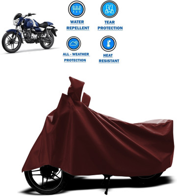 PAGORA Waterproof Two Wheeler Cover for Bajaj(V12, Maroon)