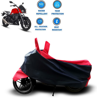 CODOKI Two Wheeler Cover for Mahindra(Mojo UT 300, Red)