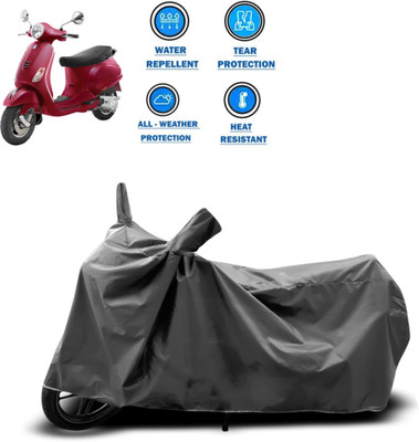 PAGORA Two Wheeler Cover for Vespa(ZX 125, Grey)