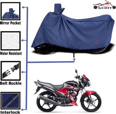 SK AUTO Two Wheeler Cover for Yamaha(SS, Blue)