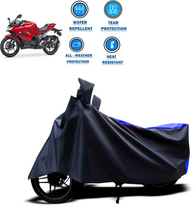 PAGORA Two Wheeler Cover for Suzuki(Gixxer SF, Blue)