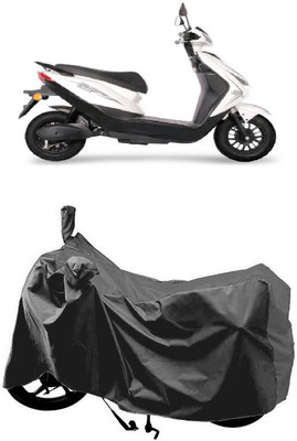 SUGASHRI Waterproof Two Wheeler Cover for Ampere(Reo Elite BS6, Grey)