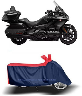 DSAMI Two Wheeler Cover for Honda(Gold Wing, Blue)