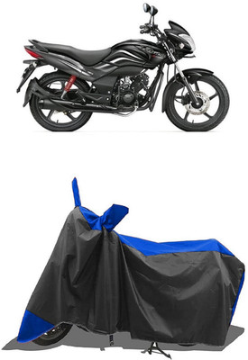 SUGASHRI Waterproof Two Wheeler Cover for Hero(Passion Xpro, Blue, Black)