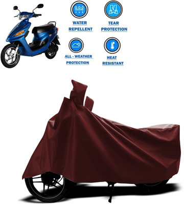 CODOKI Waterproof Two Wheeler Cover for Indus(Yo Spark, Maroon)