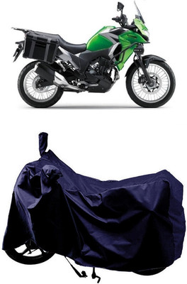 SUGASHRI Waterproof Two Wheeler Cover for Kawasaki(Versys X 300, Blue)
