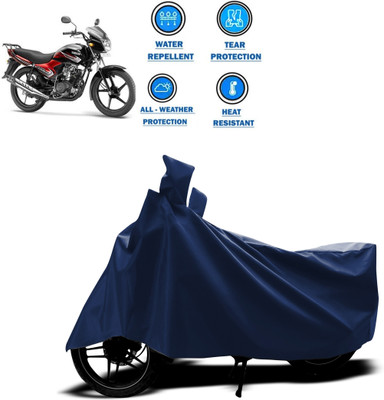 PAGORA Two Wheeler Cover for Yamaha(YBR 110, Blue)