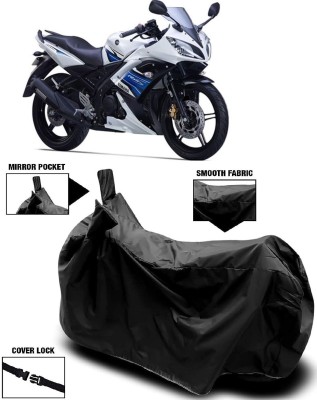 MMSSTAR Waterproof Two Wheeler Cover for Yamaha(YZF R15 S, Black)