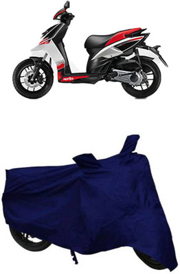 SK AUTO Waterproof Two Wheeler Cover for Aprilia(SR 125, Blue)