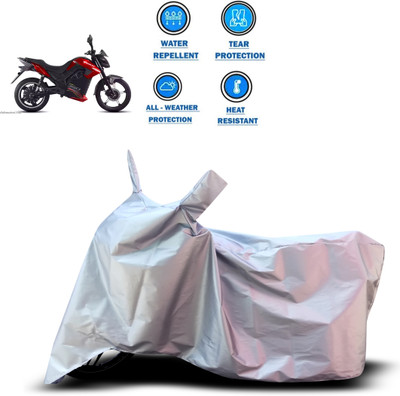 CODOKI Two Wheeler Cover for Universal For Bike(Silver)