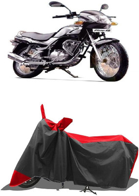 SUGASHRI Waterproof Two Wheeler Cover for TVS(Fiero F2, Red, Black)