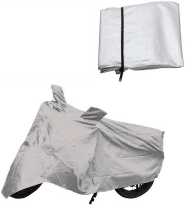 SK AUTO Two Wheeler Cover for Hero(Passion Pro TR, Silver)
