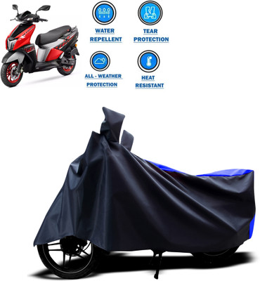 PAGORA Two Wheeler Cover for TVS(NTORQ, Blue)