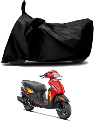 SK AUTO Two Wheeler Cover for Hero(Pleasure Plus, Black)