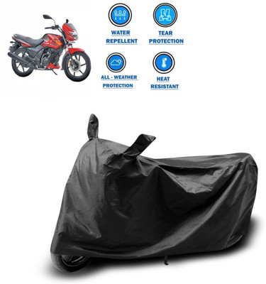 CODOKI Two Wheeler Cover for TVS(Flame DS 125, Black)
