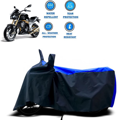 CODOKI Two Wheeler Cover for Mahindra(Mojo, Blue)
