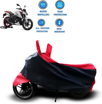 PAGORA Two Wheeler Cover for TVS(Apache RTR 160 4V, Red)