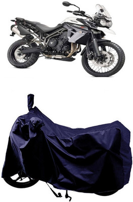 SUGASHRI Waterproof Two Wheeler Cover for Triumph(Tiger 800 XCA, Blue)