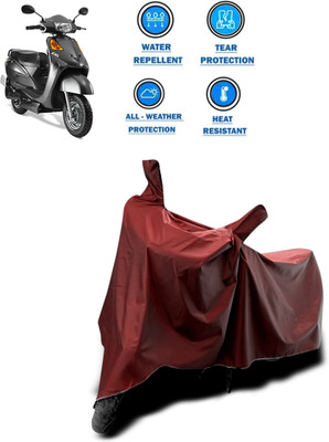 CODOKI Waterproof Two Wheeler Cover for Indus(Yo Style, Maroon)