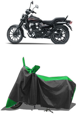 SUGASHRI Waterproof Two Wheeler Cover for Bajaj(Avenger 150 Street, Green, Black)