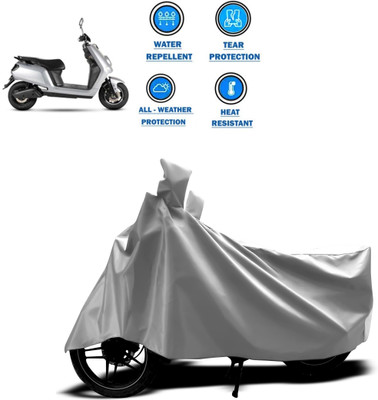CODOKI Two Wheeler Cover for Universal For Bike(Silver)