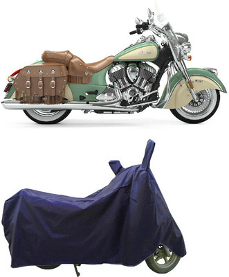 Coxtor Waterproof Two Wheeler Cover for Indian(Chief Vintage, Blue)
