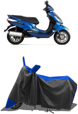SUGASHRI Waterproof Two Wheeler Cover for Bajaj(Blade 125, Blue, Black)