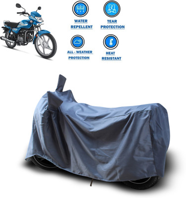 CODOKI Waterproof Two Wheeler Cover for Hero(HF Deluxe Eco, Grey)