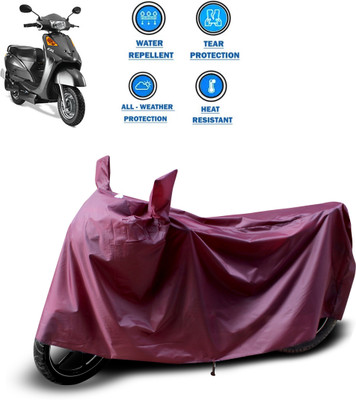 CODOKI Waterproof Two Wheeler Cover for Indus(Yo Style, Maroon)