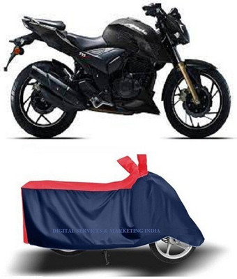 DSAMI Two Wheeler Cover for TVS(Apache RTR 200, Blue)