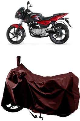 SUGASHRI Waterproof Two Wheeler Cover for Bajaj(Pulsar 180 DTS-i, Maroon)