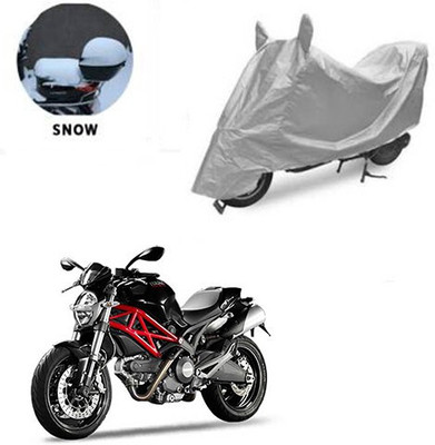 SK AUTO Waterproof Two Wheeler Cover for Ducati(Monster 796 S2R, Silver)