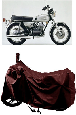 SUGASHRI Waterproof Two Wheeler Cover for Yamaha(RD 350, Maroon)