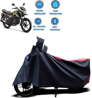CODOKI Two Wheeler Cover for Honda(CB Shine, Red)