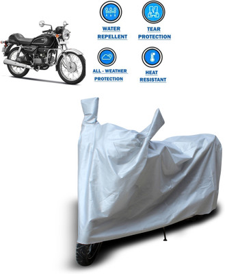 PAGORA Two Wheeler Cover for Hero(Splendor Pro Classic, Silver)