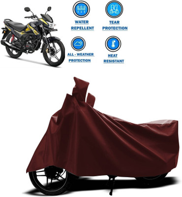 SK AUTO Two Wheeler Cover for Honda(CB Shine SP, Maroon)