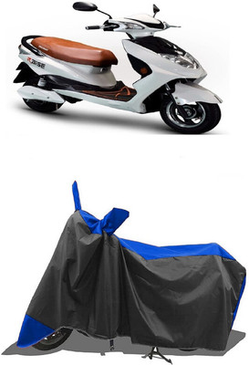 SUGASHRI Waterproof Two Wheeler Cover for Okinawa(Raise, Blue, Black)
