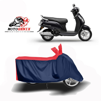 DeepShakshi AUTOMOTIVE Waterproof Two Wheeler Cover for Suzuki(Access 125, Red, Blue)