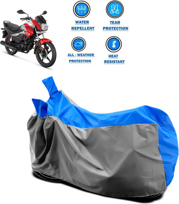 CODOKI Two Wheeler Cover for Hero(Passion Pro i3S, Grey)
