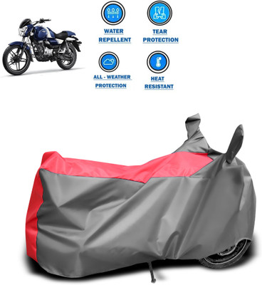 CODOKI Two Wheeler Cover for Bajaj(V12, Grey)