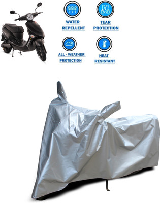 CODOKI Two Wheeler Cover for Hero(Electric Photon, Silver)