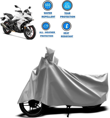 PAGORA Two Wheeler Cover for Hero(MotoCorp Xtreme 200S, Silver)