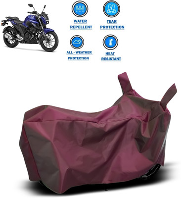 CODOKI Waterproof Two Wheeler Cover for Yamaha(Maroon)