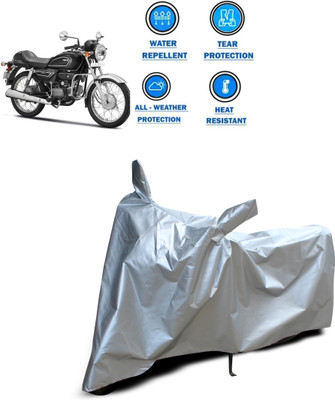 CODOKI Two Wheeler Cover for Hero(Splendor Pro Classic, Silver)